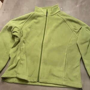 Columbia Sage Green Fleece Pullover